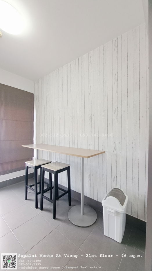 รูป ให้เช่า ศุภาลัย มอนเต้แอท เวียง ชั้น 21 ห้องขนาด 46 ตร.ม. - รูปที่ 14/19