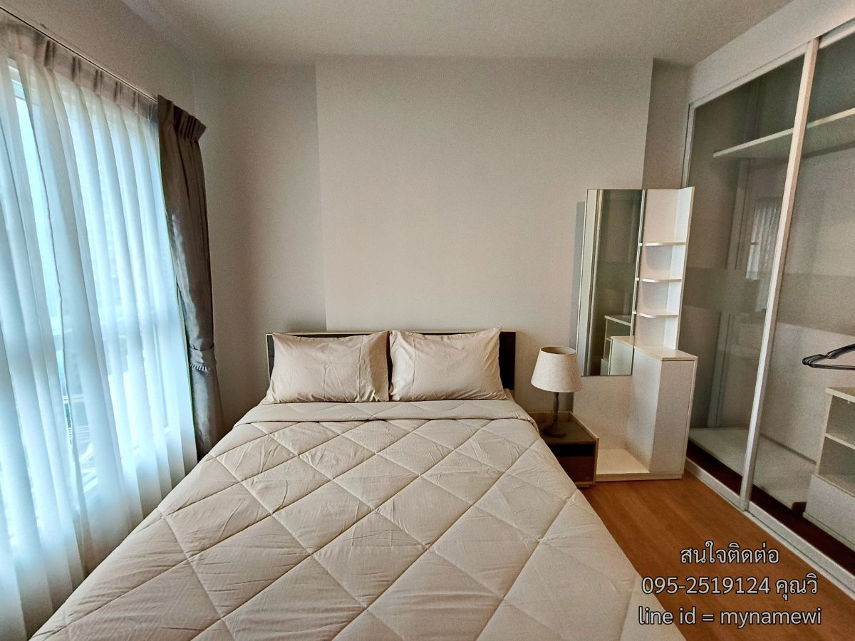 รูป ให้เช่าคอนโดติดรถไฟฟ้า สถานวงศ์สว่าง 1 ห้องนอน 1 ห้องน้ำ ตกแต่งสวยพร้อมอยู่ พาร์คแลนด์รัชดา วงศ์สว่าง - รูปที่ 3/11