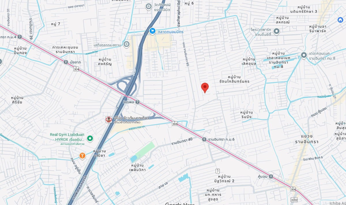 รูป 🚩 บ้านเดี่ยว ชั้นเดียว 45 ตารางวา ใกล้รถไฟฟ้า สายสีชมพู สถานี รามอินทรา กม. 6 - รูปที่ 23/23