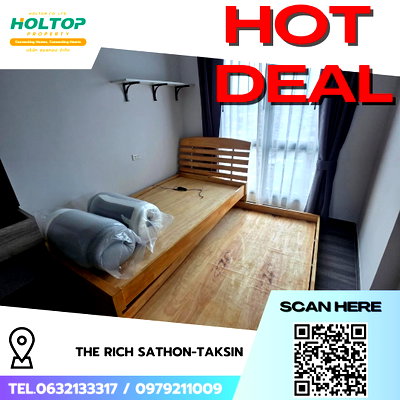 คอนโดให้เช่า : #R8108 🎉 101268 ให้เช่าคอนโด The Rich Sathon-Taksin