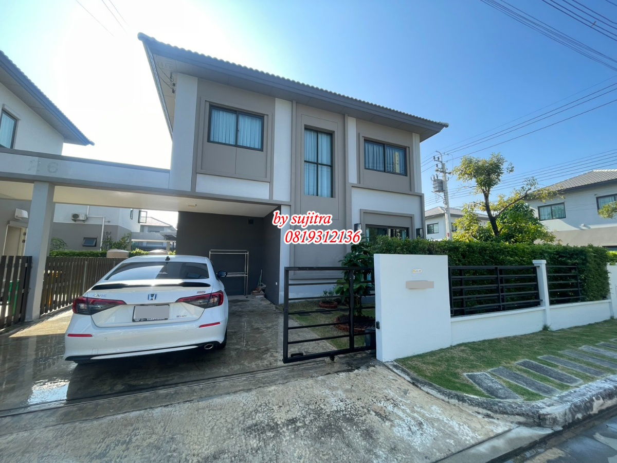 รูป ให้เช่า บ้านแฝดสไตร์บ้านเดี่ยว 2 ชั้น 60 ตรว อยู่ แกรนด์ พลีโน่ รามอินทรา-วงแหวน - รูปที่ 2/36