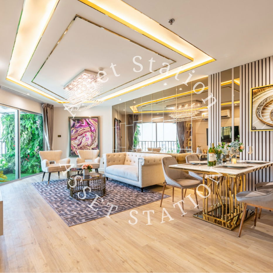 picture ðĒ Belle Grand Rama 9: Luxurious 2-story apartment with 3 bedrooms | MRT Rama 9 - 1/19