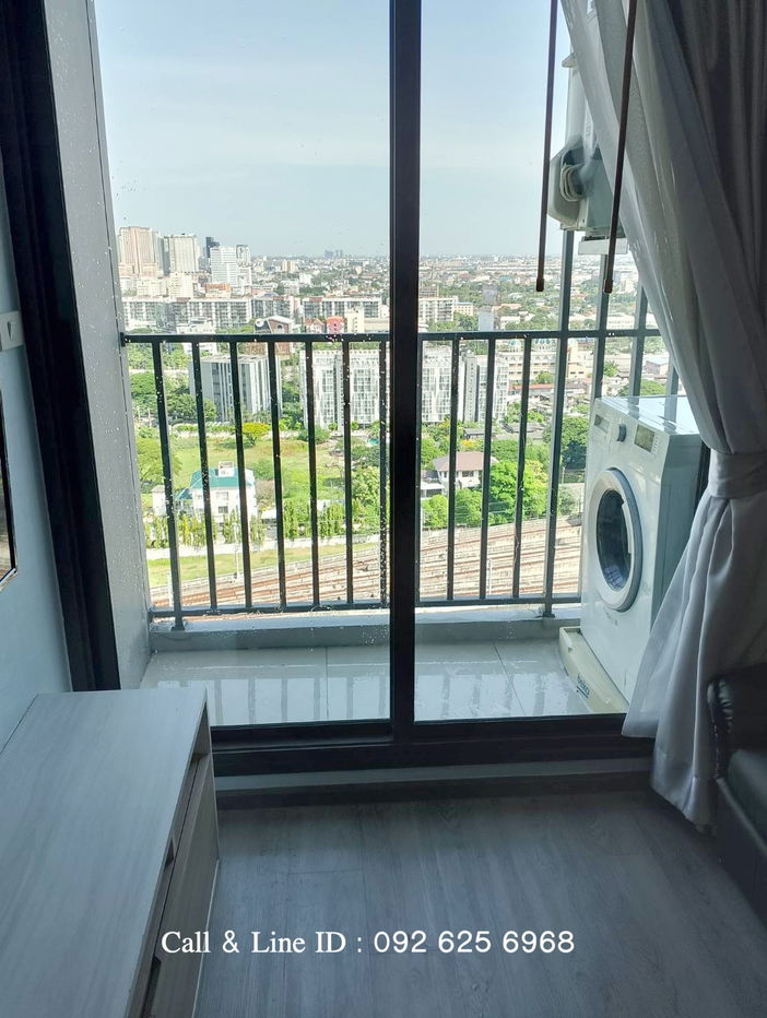 picture For rent 🏠 Rich Park @ Triple Station Condo 🏠 High floor, built-in furnishings, ready to move in. 🚆 Near Airport Rail Link Hua Mak. - 13/29