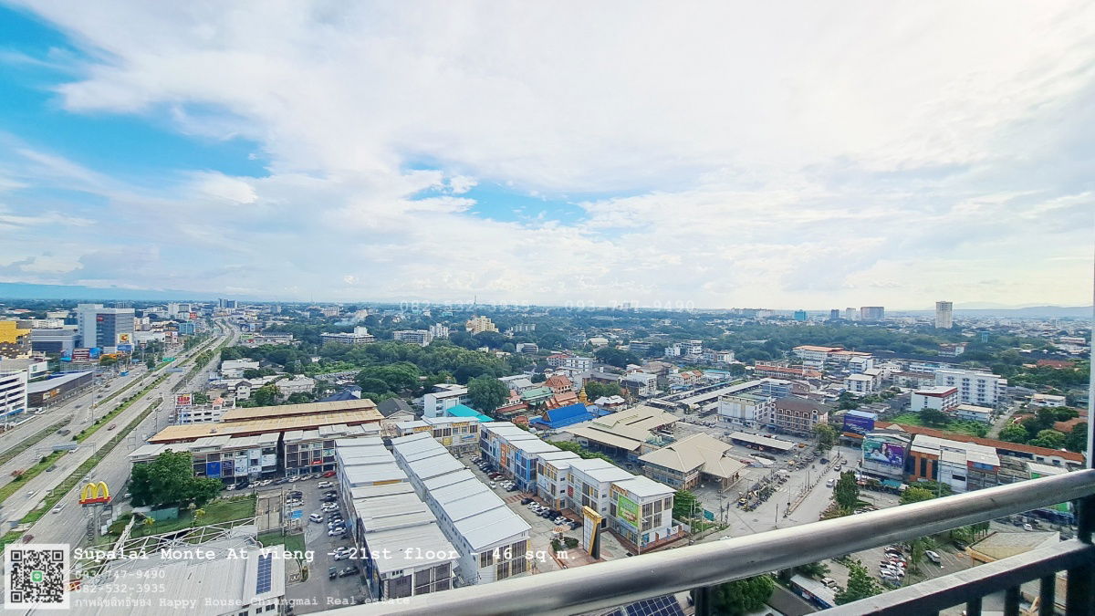 รูป ให้เช่า ศุภาลัย มอนเต้แอท เวียง ชั้น 21 ห้องขนาด 46 ตร.ม. - รูปที่ 9/19
