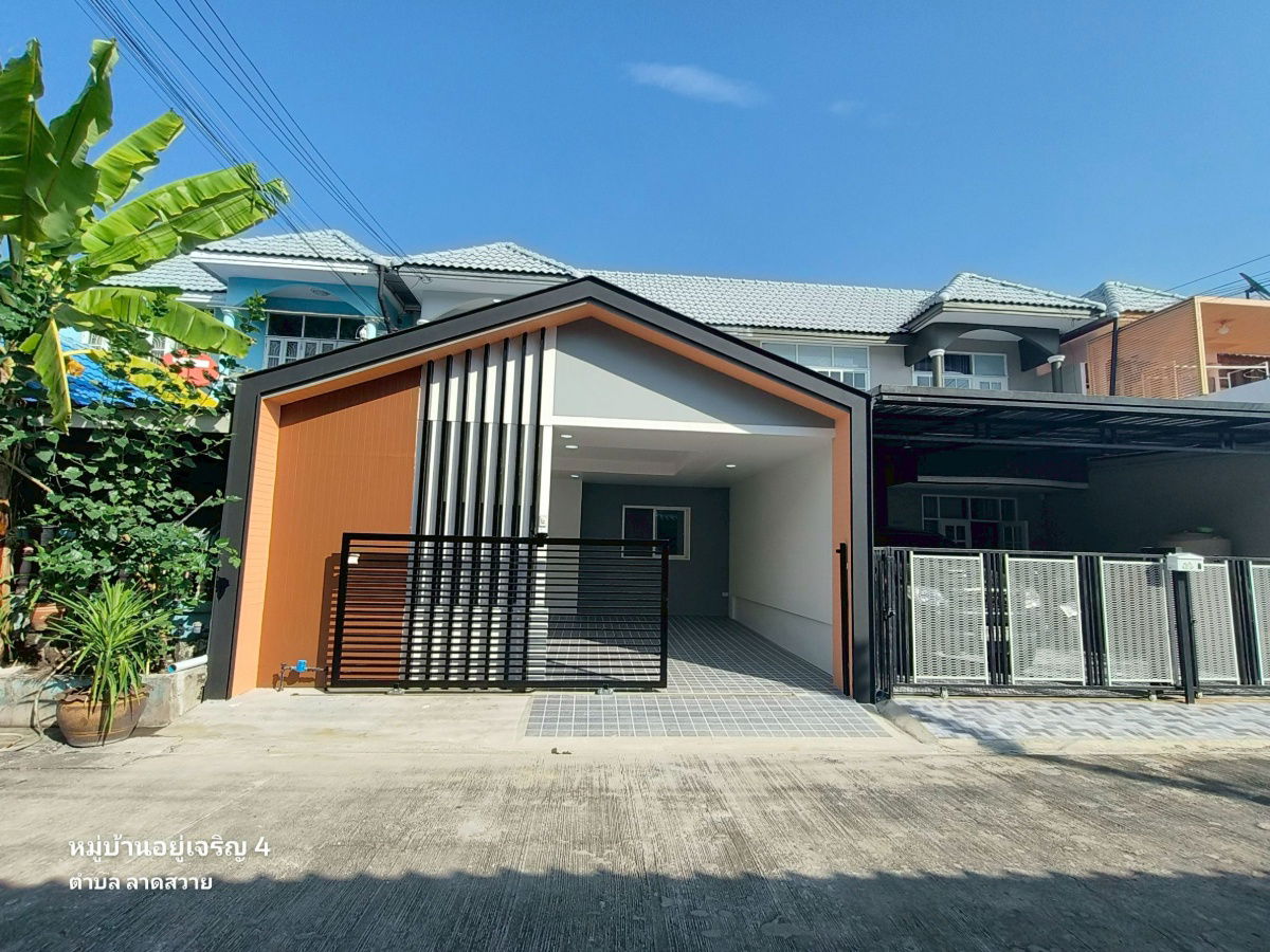 รูป ทาวน์เฮาส์ ลำลูกกา ลาดสวาย หมู่บ้านอยู่เจริญ4 นัดชมบ้าน โทรเลย0853186868 คุณวา - รูปที่ 1/20