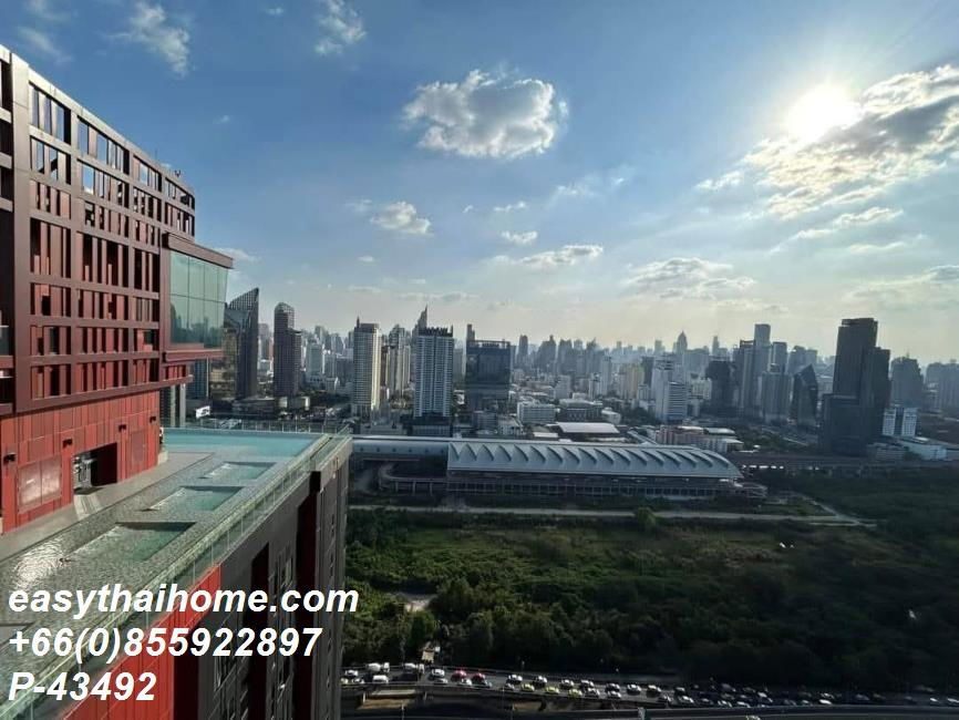 รูป P-43492 ให้เช่า คอนโด ไลฟ์ อโศก ไฮป์ ซอย พวงเจริญ, Makkasan, Ratchathewi, Bangkok พร้อมอยู่ ราคาถูก Line Id @easythaihome 085-592-2897 - รูปที่ 12/21