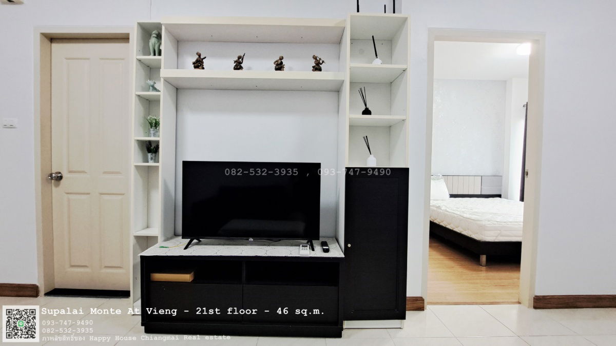 รูป ให้เช่า ศุภาลัย มอนเต้แอท เวียง ชั้น 21 ห้องขนาด 46 ตร.ม. - รูปที่ 3/19
