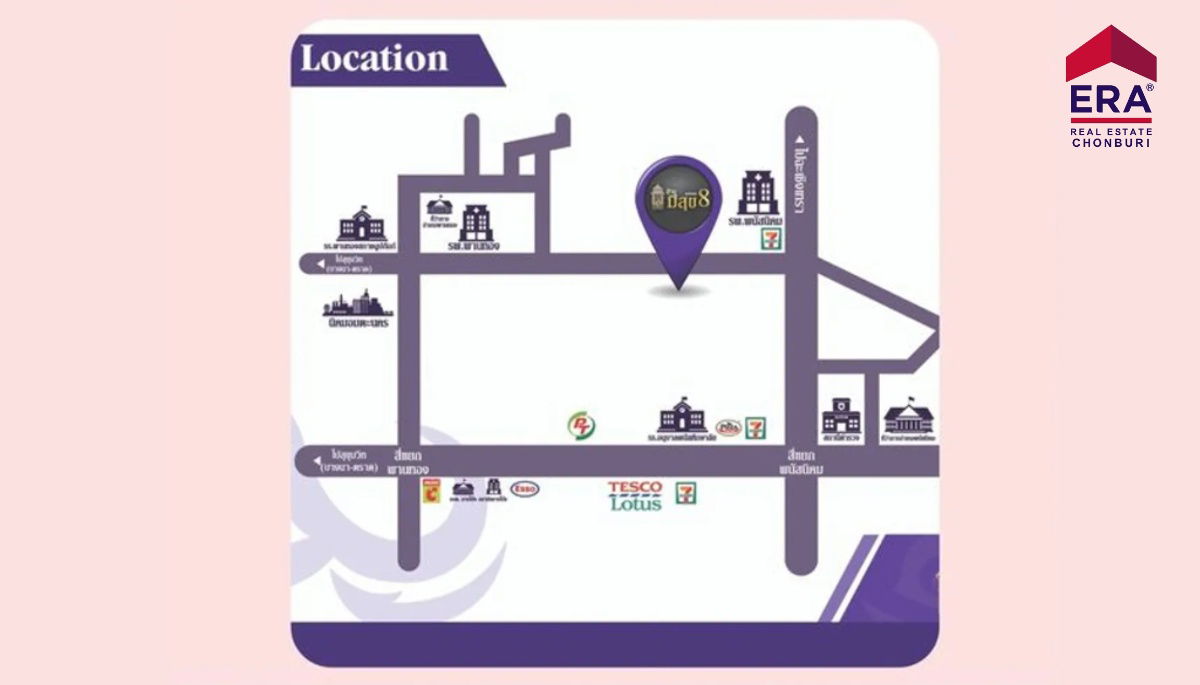 รูป บ้านมีสุข 8 พนัสนิคม โปรแรงส่งท้ายปี! เลือกรับคูปอง 200,000 บาททันที - รูปที่ 12/13