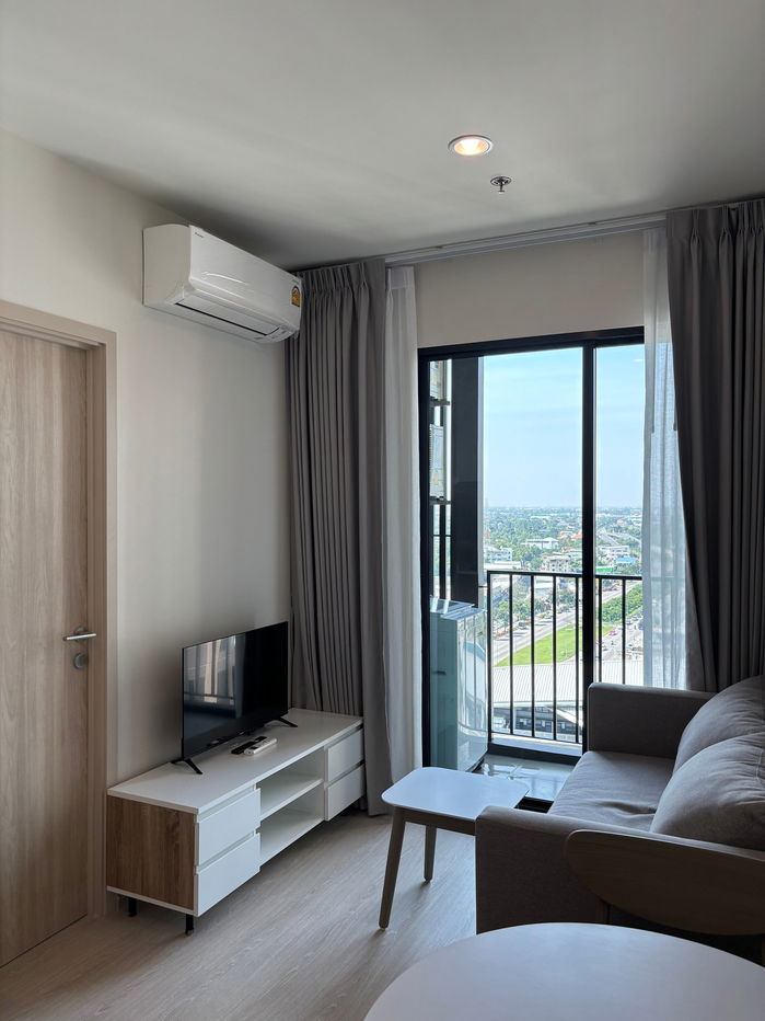 รูป ให้เช่าคอนโด นิว โนเบิล ไฟฉาย - วังหลัง พื้นที่ 27 ตร.ม. ชั้น 16 ( มีเครื่องซักผ้า ) - รูปที่ 2/8