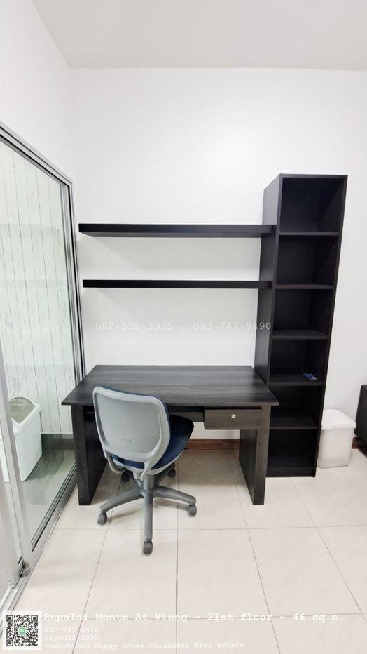 รูป ให้เช่า ศุภาลัย มอนเต้แอท เวียง ชั้น 21 ห้องขนาด 46 ตร.ม. - รูปที่ 13/19