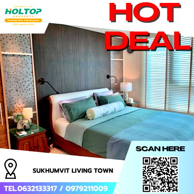 คอนโดให้เช่า : #R8116 🎉 101268 ให้เช่าคอนโด Sukhumvit Living Town
