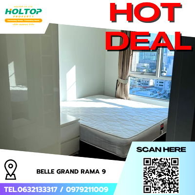 คอนโดให้เช่า : #R8100 🎉 101268  ให้เช่าคอนโด Belle Grand Rama 9 