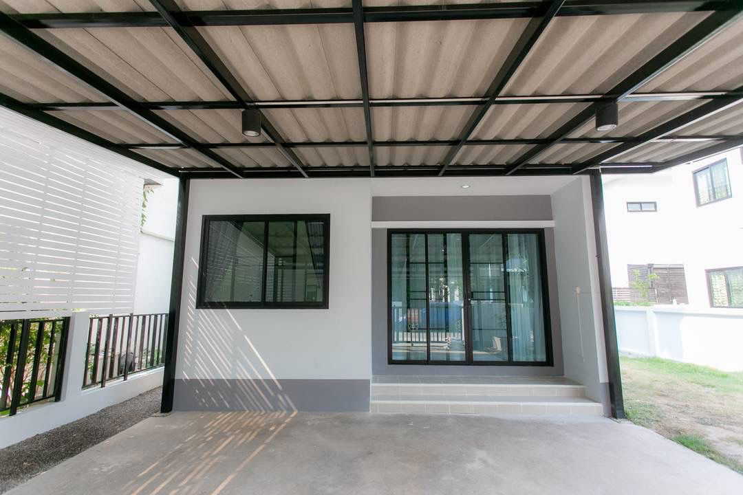 รูป ขายบ้านเดี่ยว รีโนเวทใหม่ ปาล์มการ์เด้น 4 สไตล์โมเดิร์น หางดง พื้นที่ 56ตรม. 3ห้องนอน เฟอร์ครบ - รูปที่ 2/20