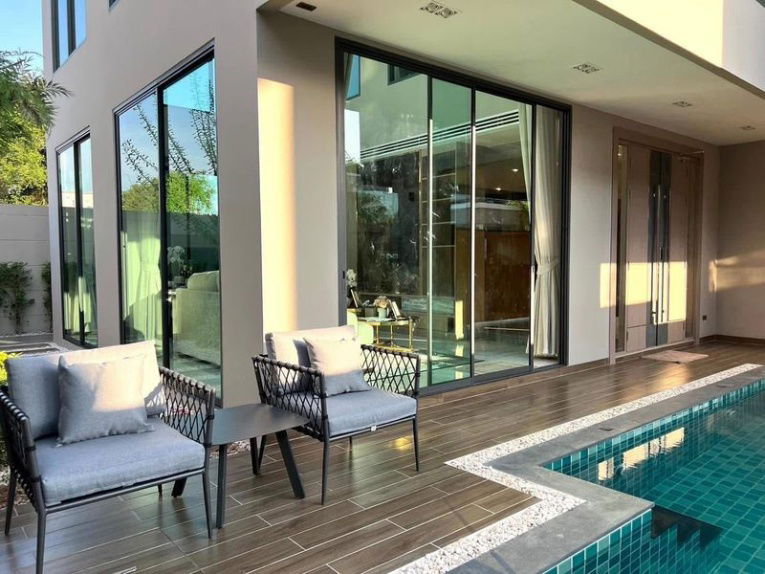 รูป ให้เช่าพลูวิลล่าสไตล์โมเดิร์น พัทยา - นาจอมเทียน 85,000/เดือน - รูปที่ 8/15