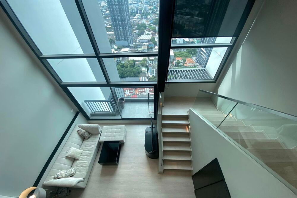 รูป เช่า ! วิวสวย, ชั้นสูง29+, ห้องหายาก, ห้องทิศตะวันออก! Code C20230203204..Rhythm Sukhumvit 44/1, 1 ห้องนอน Duplex, 1 ห้องน้ำ, แต่งครบ, พร้อมเข้าอยู่ - รูปที่ 10/10