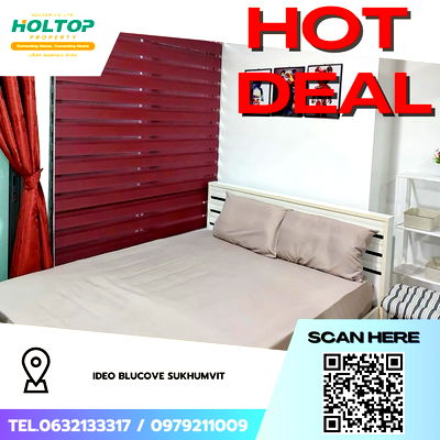 คอนโดให้เช่า : #Z3558💥 091268🔥ให้เช่าคอนโด  Ideo BluCove Sukhumvit 