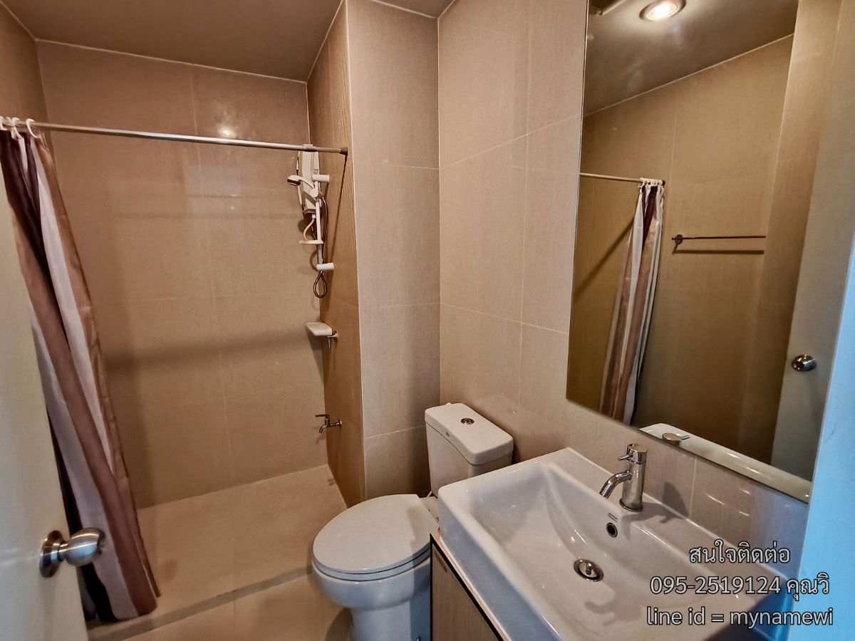 รูป ให้เช่าคอนโดติดรถไฟฟ้า สถานวงศ์สว่าง 1 ห้องนอน 1 ห้องน้ำ ตกแต่งสวยพร้อมอยู่ พาร์คแลนด์รัชดา วงศ์สว่าง - รูปที่ 10/11