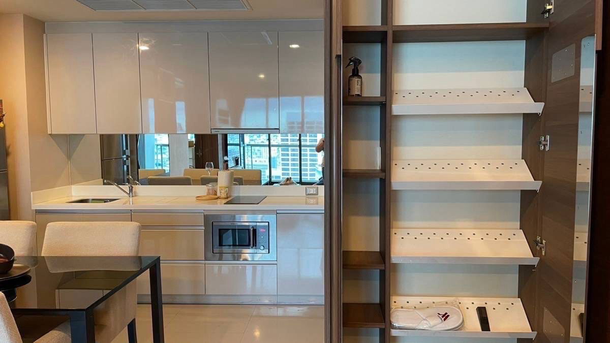 รูป T108 ให้เช่าคอนโด The Address Sathorn (ดิ แอดเดรส สาทร) ห้องมุม ห้องขนาด57ตรม. ห้องสวย เฟอร์ครบ พร้อมเข้าอยู่ - รูปที่ 16/20