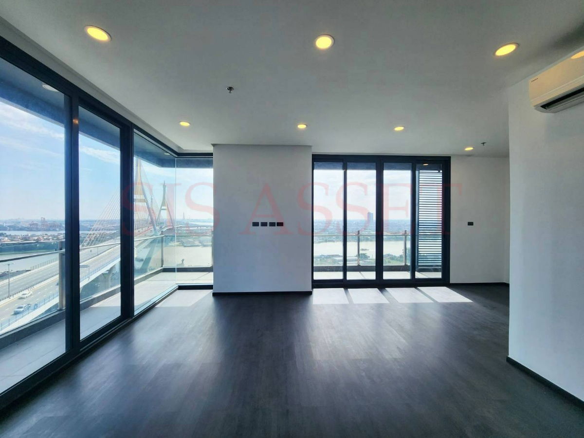 รูป ขาย *แปลนห้องพิเศษ* แซฟไฟร์ ลักซูเรียส คอนโดมิเนียม พระราม 3 ขนาด 120 ตร.ม. 2 ห้องนอน 2 ห้องน้ำ ชั้น 20 ระเบียงรูปตัว L วิวแม่น้ำเจ้าพระยา - รูปที่ 7/10