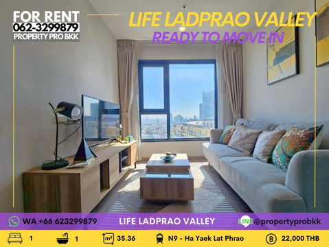 🌟 ให้เช่า – ไลฟ์ ลาดพร้าว แวลลีย์ | 1 ห้องนอน พร้อมสระว่ายน้ำบนดาดฟ้าและสิ่งอำนวยความสะดวกครบครัน
