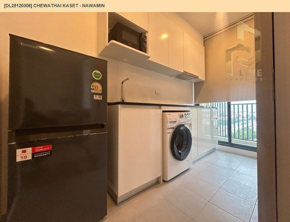 รูป DL25120308 ให้เช่าคอนโด ชีวาทัย เกษตร - นวมินทร์ (Chewathai Kaset - Nawamin) ใกล้ - พร้อมเข้าอยู่ โทรด่วน 0614453194 LineID @162cjixi - รูปที่ 4/8
