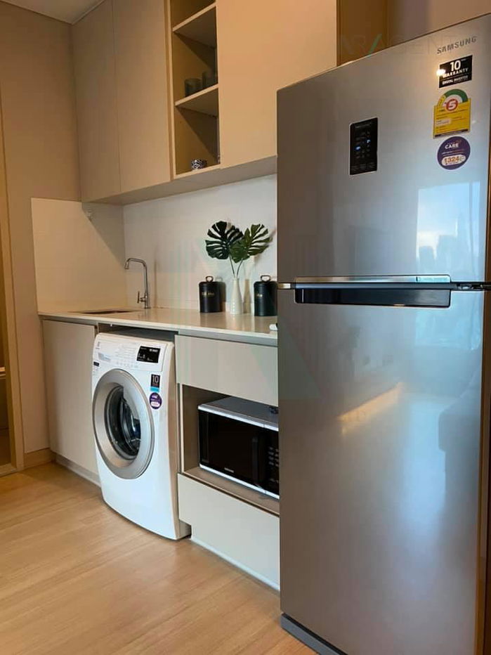 รูป ให้เช่าคอนโด ลุมพินี สวีท เพชรบุรี-มักกะสัน อาคาร 1 ชั้น 20 2 ห้องนอน ขนาด 45.00 ตรม ใกล้ ตลาดธนภูมิ - รูปที่ 7/8