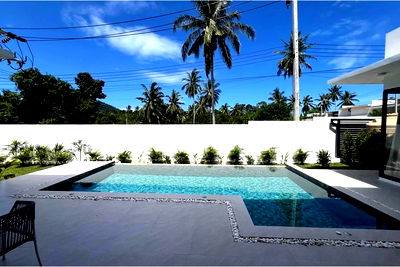 เช่าบ้านเดี่ยว สุราษฎร์ธานี : [920121086-4] New pool Villa for RENT in Lamai, Koh Samui.