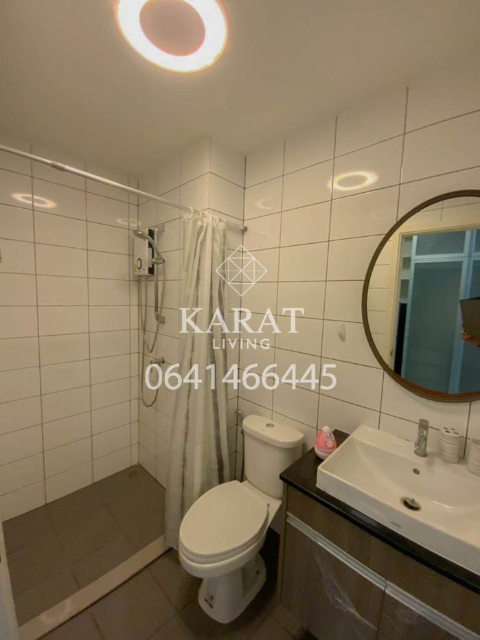 รูป ให้เช่า แชปเตอร์วัน อีโค 25 ตร.ม ห้องมุม ชั้น 7 วิวเมือง 11,000 เครื่องใช้ฟ้าครบ พร้อมอยู่ คุณบี โทร 064-146-6445 (172AGBE) - รูปที่ 8/10