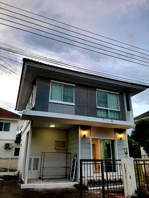 เช่าบ้านเดี่ยว เขตมีนบุรี : 🏡 ให้เช่าบ้านเดี่ยว 2 ชั้น เพอร์เฟค พาร์ค สุวรรณภูมิ เฟส 2 — พร้อมเข้าอยู่!