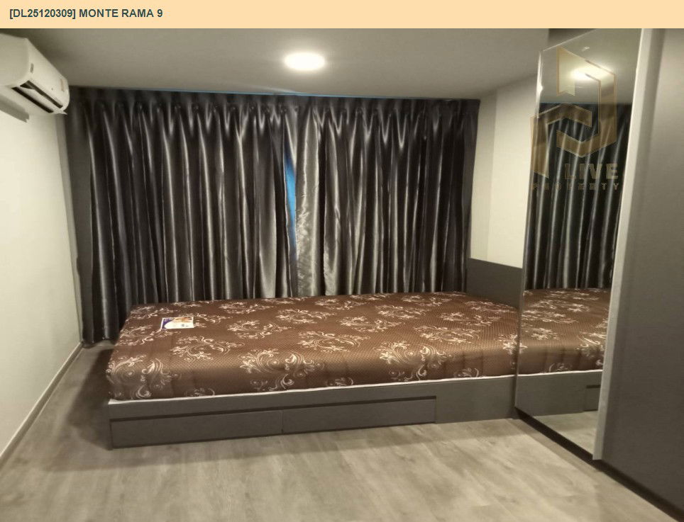 picture DL25120309 Condo for rent, Monte Rama 9 near สายสีส้ม, ready to move in, call urgently 0638692663 LineID @897iyzll - 3/7