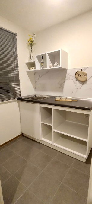 รูป code : E217 ให้เช่าคอนโด ลุมพินี คอนโดทาวน์ เอกชัย 48 | ห้องสตูดิโอ 30 ตร.ม. ชั้น 4 ทิศใต้ ห้องใหม่ เฟอร์ครบ พร้อมเข้าอยู่ 1 ก.พ. 2569 - รูปที่ 5/10