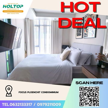 #Z3578💥 101268 🔥ให้เช่าคอนโด Focus Ploenchit Condominium