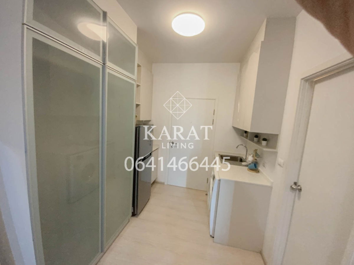 รูป ให้เช่า แชปเตอร์วัน อีโค 25 ตร.ม ห้องมุม ชั้น 7 วิวเมือง 11,000 เครื่องใช้ฟ้าครบ พร้อมอยู่ คุณบี โทร 064-146-6445 (172AGBE) - รูปที่ 7/10