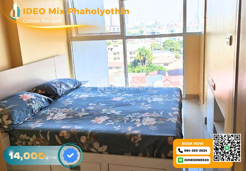 🏙 ให้เช่า IDEO Mix Phaholyothin | 1 Bedroom 28 ตร.ม. | 14,000 บาท 📲 Line ID: 0842932624/Junesone520