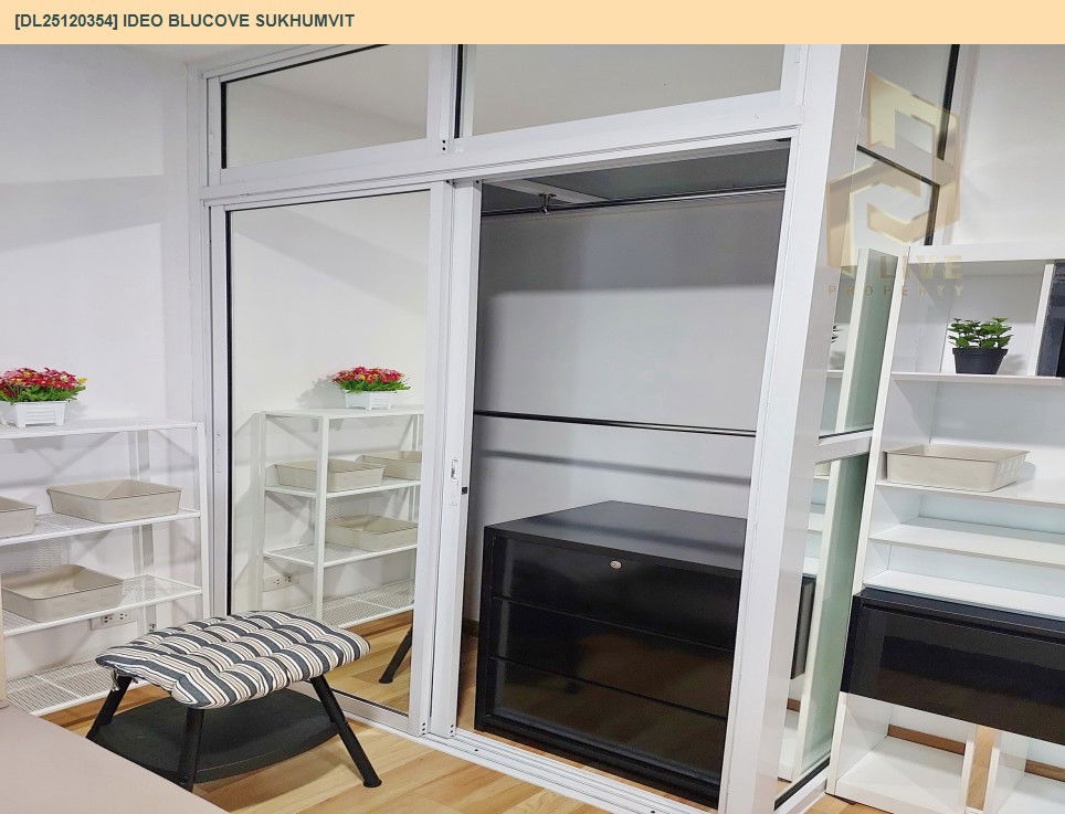 รูป DL25120354 ให้เช่าคอนโด ไอดีโอ บลูโคฟ สุขุมวิท (IDEO Blucove Sukhumvit) ใกล้ BTS อุดมสุข พร้อมเข้าอยู่ โทรด่วน 0638692663 LineID @897iyzll - รูปที่ 8/17