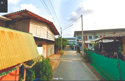 ที่ดิน กระทุ่มแบน สมุทรสาคร : Vายที่ดินถมแล้ว ที่ดินสำหรับปลูกทำโกดังโรงงานอุตสาหกรรม ต.คลองมะเดื่อ อ.กระทุ่มแบน 