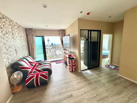 🟠For Rent - 1 Bedroom, 55 Sq.m Condo at Villa Rachatewi