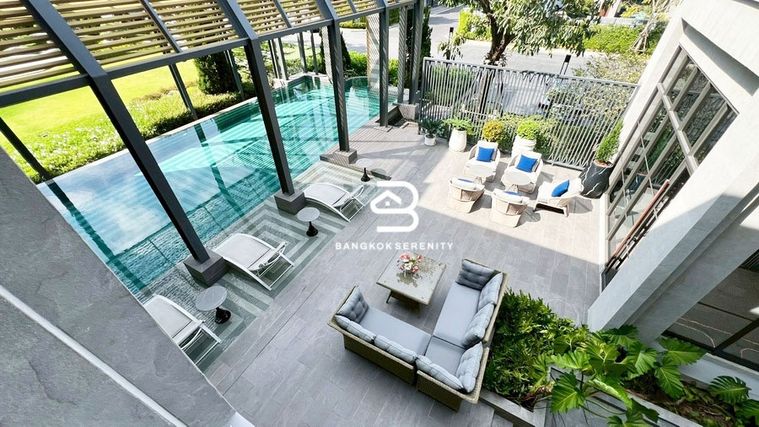 5-bed house for rent, 604 sqm, 150 sq wah, Grand Bangkok Boulevard Krungthepkritha