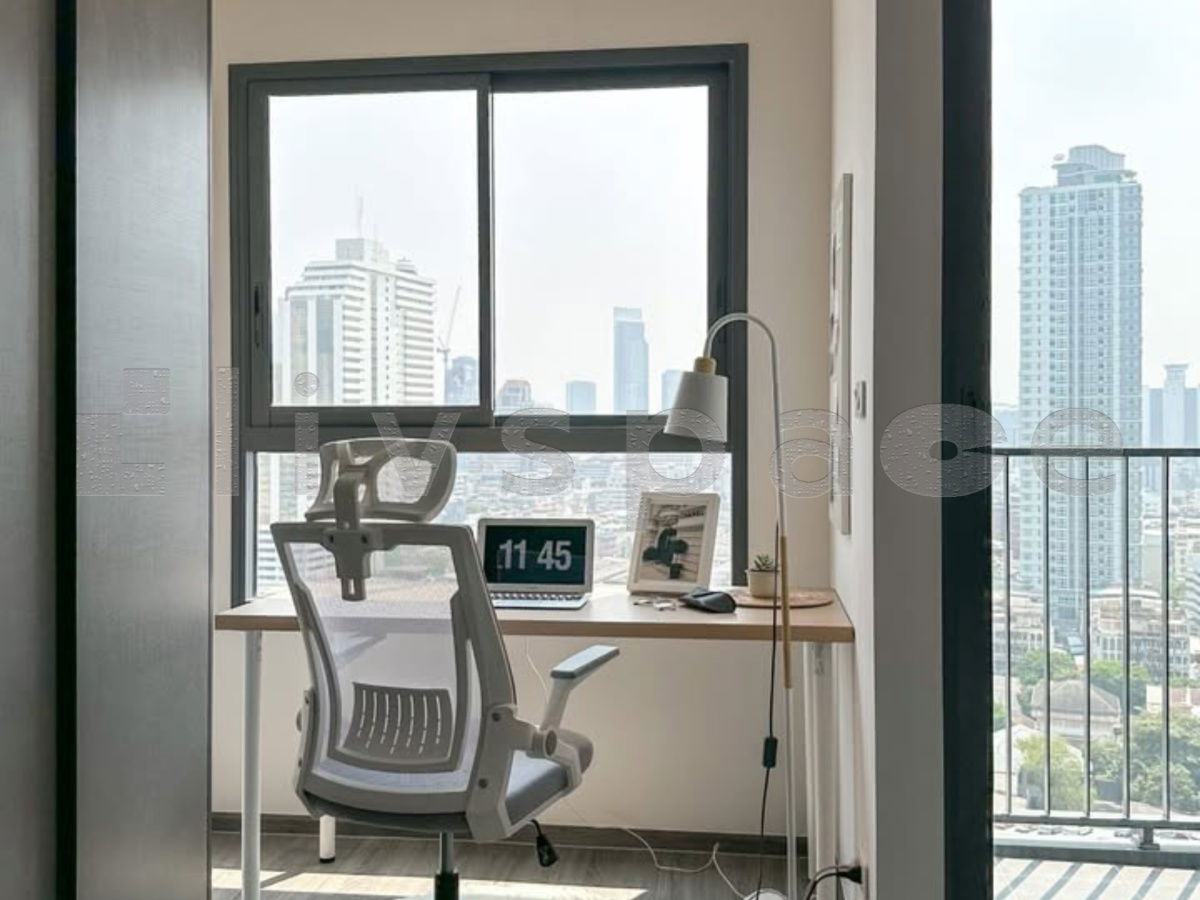 รูป ▚ LE151ツ สำหรับเช่า IDEO Chula-Samyan Studio 29 ตร.ม.! ✨ ห้องแต่งสวยมาก (Loft Bed) วิว ICONSIAM หายากโซนจุฬา 24k (ว่างพร้อมชม!) - รูปที่ 6/8