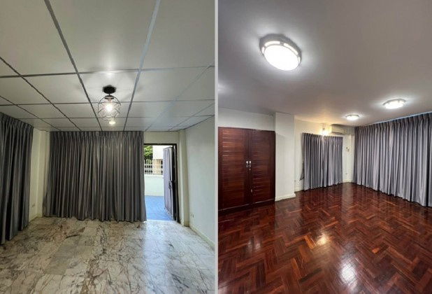 รูป ให้เช่าทาวน์โฮม 4 ชั้น ทำเลซอยอารีย์สัมพันธ์ 4 พญาไท / ไม่มีเฟอร์นิเจอร์ / แอร์ 1 เครื่อง / ไม่สัตว์เลี้ยง อยู่อาศัย หรือ Home Office ไม่ให้จดบริษัท - รูปที่ 14/14