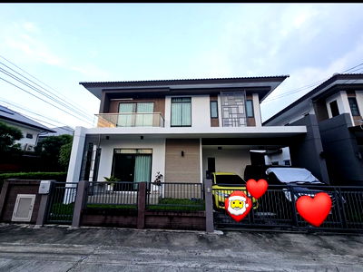 บ้านเดี่ยวให้เช่า : 🏡 บ้านเดี่ยว 2 ชั้น หลังมุม H.Cape Serene บางนา–สุขาภิบาล2 4 ห้องนอน 4 ห้องน้ำ บ้านสภาพเจ้าของอยู่เอง ดูแลอย่างดี