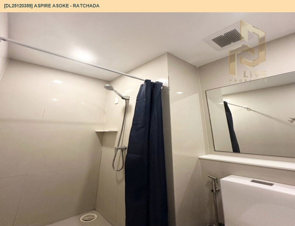 รูป DL25120359 ให้เช่าคอนโด แอสปาย อโศก - รัชดา (Aspire Asoke - Ratchada) ใกล้ MRT พระราม 9 พร้อมเข้าอยู่ โทรด่วน 0653619502 LineID @534wlwof - รูปที่ 8/13