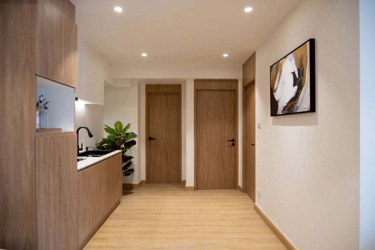 รูป อีสท์วูด พาร์ค คอนโดมิเนียม 2 นอน แต่งสวย มินิมอลโมเดิร์น พร้อมเครื่องใช้ไฟฟ้า_Do783 - รูปที่ 3/10