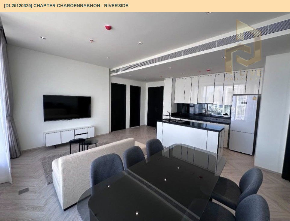 รูป DL25120325 ให้เช่าคอนโด แชปเตอร์ เจริญนคร - ริเวอร์ไซต์ (Chapter Charoennakhon - Riverside) ใกล้ BTS กรุงธนบุรี พร้อมเข้าอยู่ โทรด่วน 0653619502 LineID @534wlwof - รูปที่ 5/7
