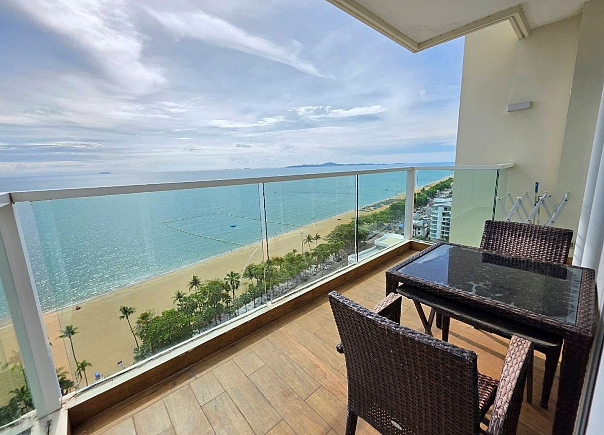 picture KT0016📲LineID @556ryccg🏖️84 sqm 2 Bedroom Floor 18🌊Sea view Fully furnished Cetus Beachfront Pattaya - Jomtien beach - 5/16