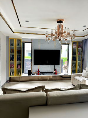 บ้านเดี่ยวให้เช่า : ให้เช่าบ้านเดี่ยวหรู หลังมุม The Palm บางนา-วงแหวน 1 ตกแต่งสวย 4 ห้องนอน ใกล้ เมกาบางนา