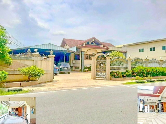 รูป สามพราน นครปฐม ตกแต่งพร้อม วัดสว่างอารมณ์ ใกล้โลตัส บิ๊กซี ให้เช่าคฤหาสน์ 2หลัง 2ไร่ 1 1,400ตรม. 6นอน 3น้ำ 4-6จอดรถ 6แอร์ - รูปที่ 1/8