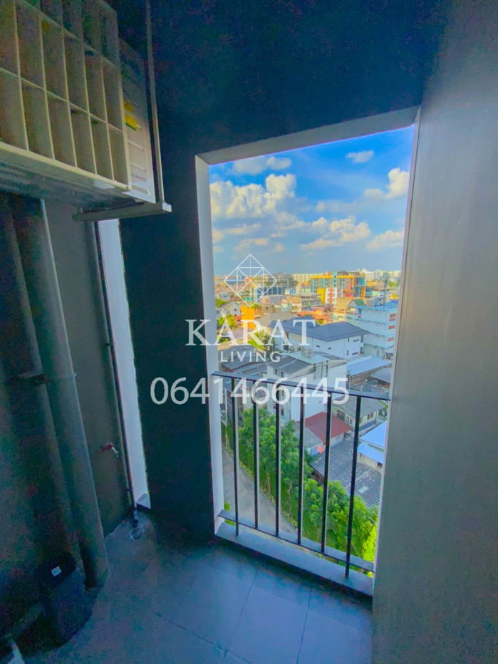 รูป ให้เช่า แชปเตอร์วัน อีโค 25 ตร.ม ห้องมุม ชั้น 7 วิวเมือง 11,000 เครื่องใช้ฟ้าครบ พร้อมอยู่ คุณบี โทร 064-146-6445 (172AGBE) - รูปที่ 9/10