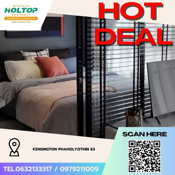 #Z3586💥 101268 🔥 Condo for Rent: The Key MRT Phetkasem 48