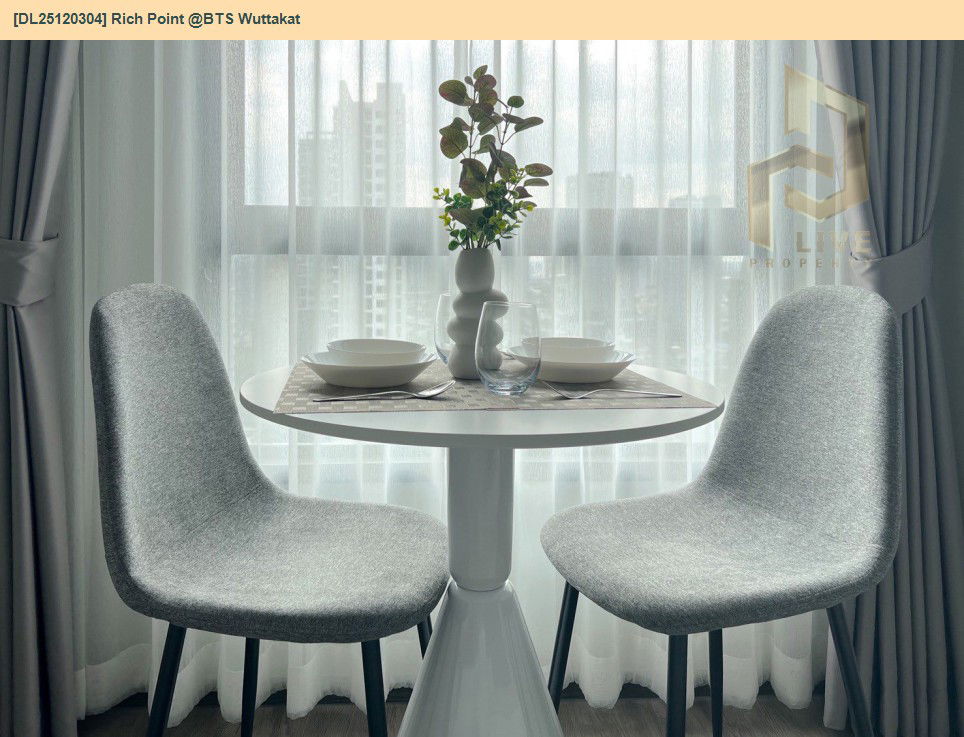 picture DL25120304 Condo for rent, Rich Point @BTS Wuttakat near BTS วุฒากาศ, ready to move in, call urgently 0638692663 LineID @162cjixi - 8/12